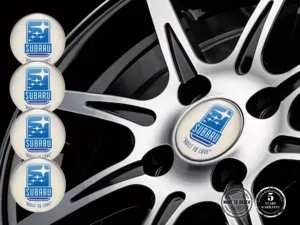 Subaru Custom Domed Decals Resin Logo for Wheels